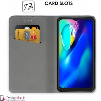 Telone smart magnet serijos atverčiamas dėklas - juodas (Motorola Moto G9 Play/E7 Plus) Telone smart magnet serijos atverčiamas dėklas - juodas (Motorola Moto G9 Play/E7 Plus)